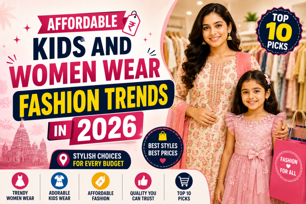 Affordable Kids and Women Wear Fashion Trends in 2026